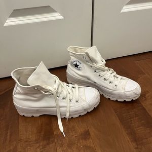 White lugged converse